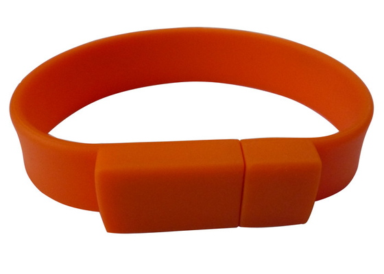 Silicone caoutchouc rouge pensonlized bracelet personnalisé usb flash drives 2 Go/4 Go/512 MB