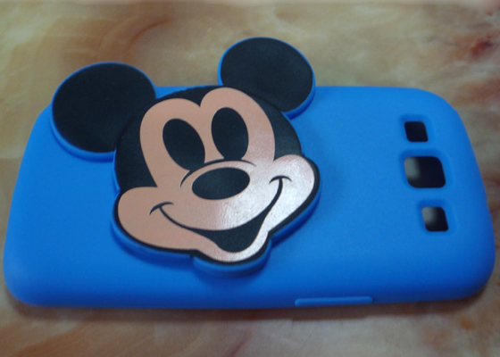 La souris micky bleue Samsung téléphonent le cas de téléphone portable de cas pour la galaxie 3 i9300 de Samsung