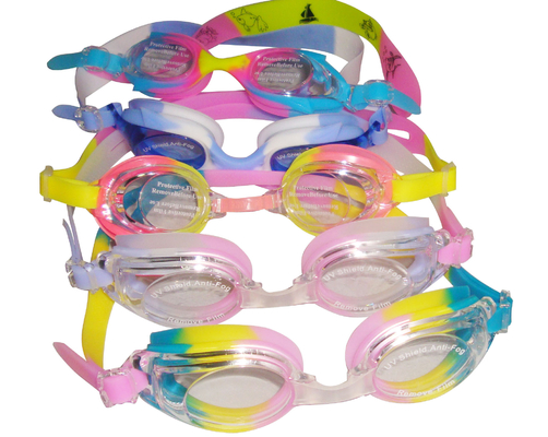 Le lien qui respecte l'environnement meurent bouclier UV de lunettes faites sur commande de lunettes de natation de silicone